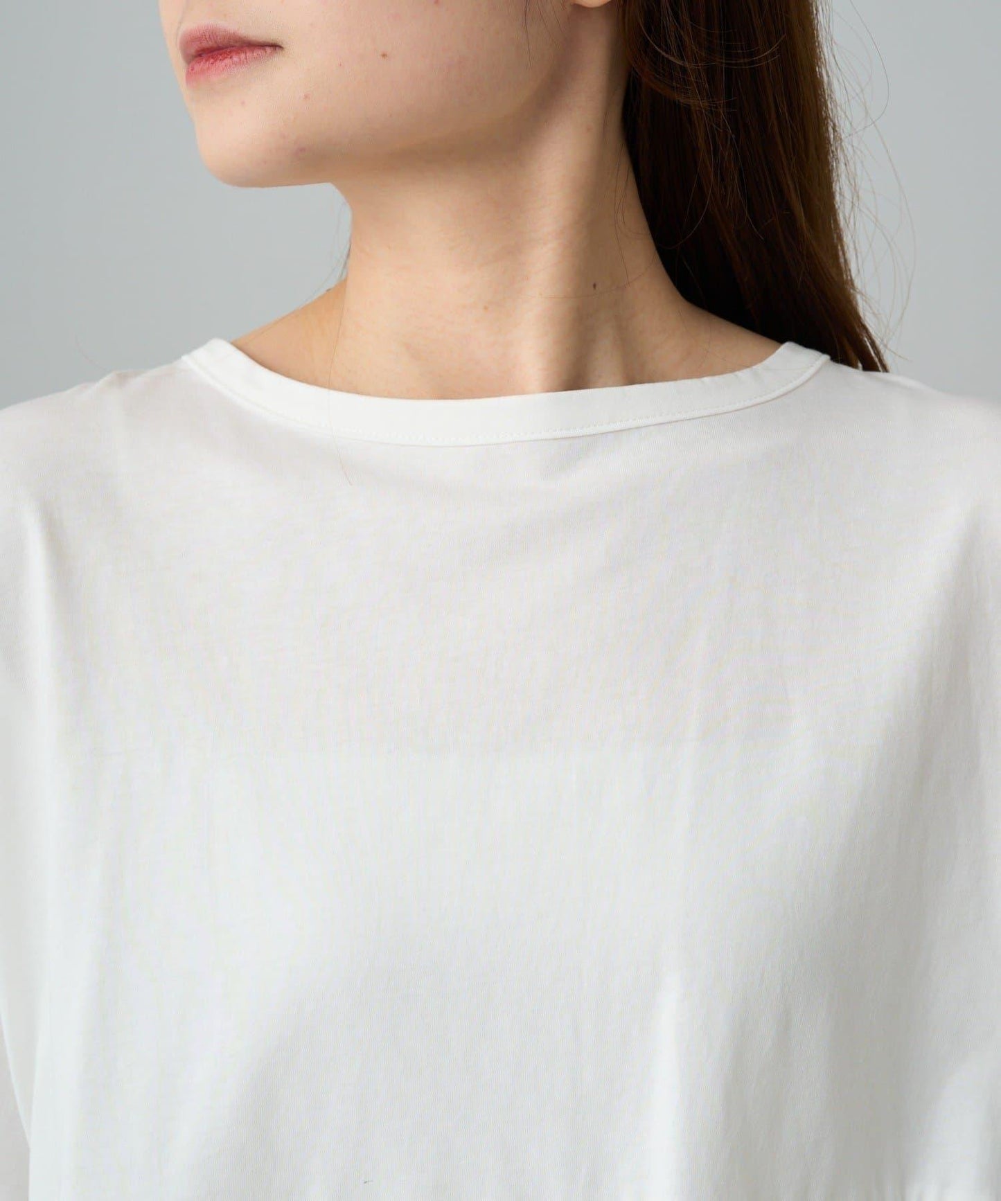 《リバイバル》 【/Du noir】 後蝴蝶結荷葉擺T恤