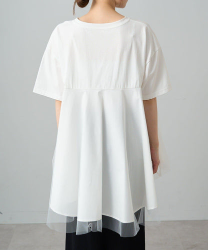 網紗拼接 《リバイバル》 Du noir T恤（網店限定）