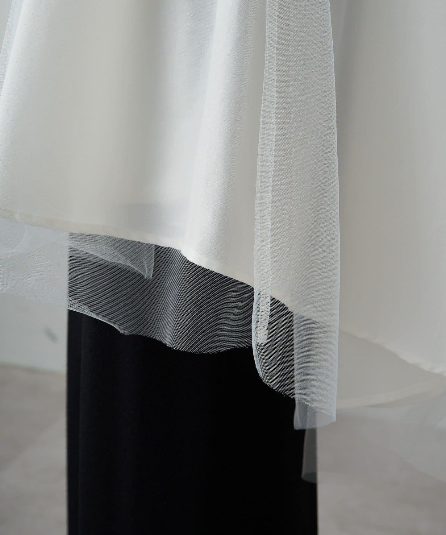 網紗拼接 《リバイバル》 Du noir T恤（網店限定）