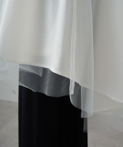 網紗拼接 《リバイバル》 Du noir T恤（網店限定）