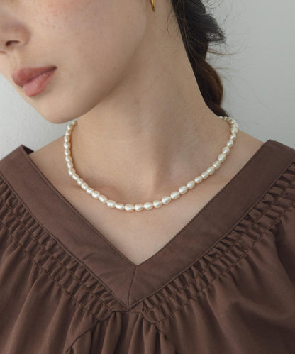 日本製造淡水隨機珍珠項鍊