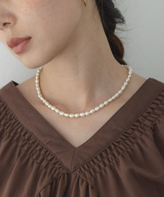 日本製造淡水隨機珍珠項鍊