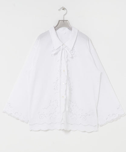 鏤空刺繡設計 襯衫