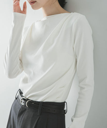 2WAY垂墜剪裁上衣