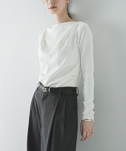 2WAY垂墜剪裁上衣