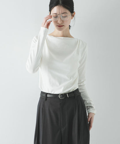 2WAY垂墜剪裁上衣