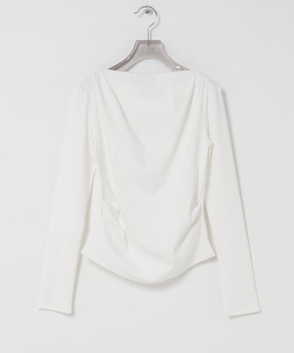 2WAY垂墜剪裁上衣