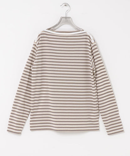 多色條紋 2WAY設計 上衣