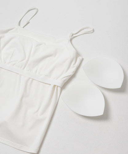 帶杯 後背開口 吊帶背心