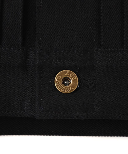 xLee/×リー 101J COWBOY BLACK DENIM JACKET 牛仔風黑色丹寧夾克