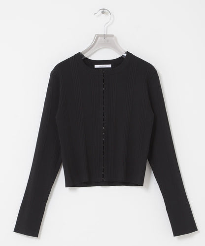 隨機羅紋針織開衫