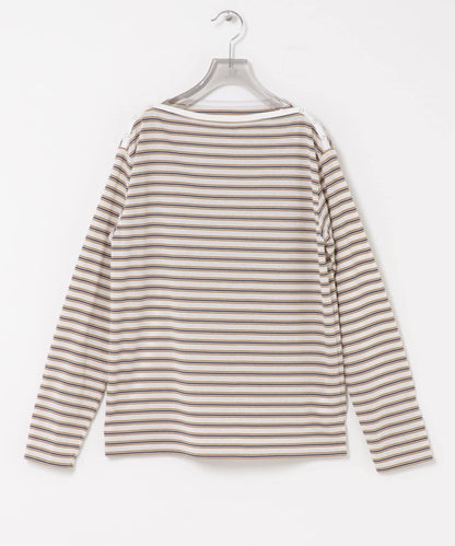 多色條紋 2WAY設計 上衣