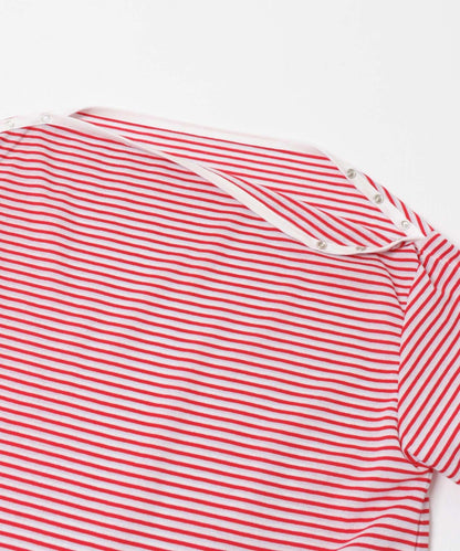 多色條紋 2WAY設計 上衣