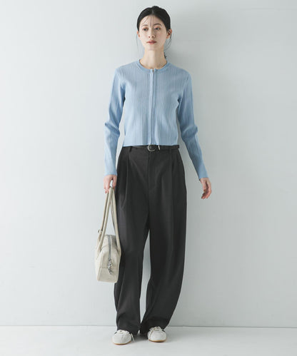 隨機羅紋針織開衫