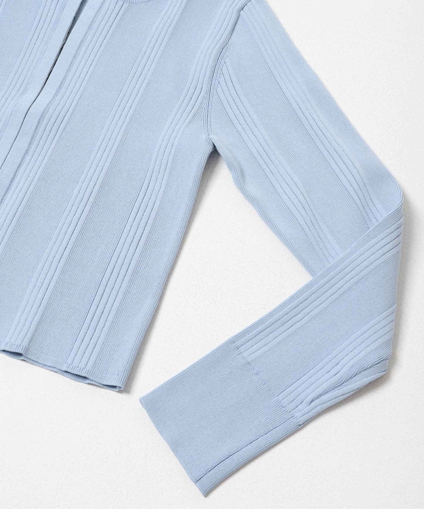 隨機羅紋針織開衫