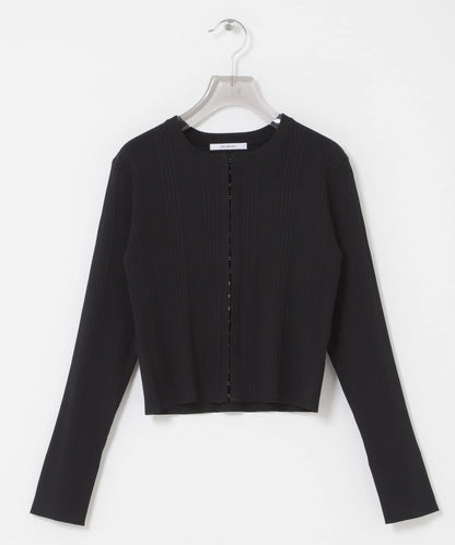 隨機羅紋針織開衫