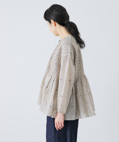 BLOCK PRINT 圓領襯衫