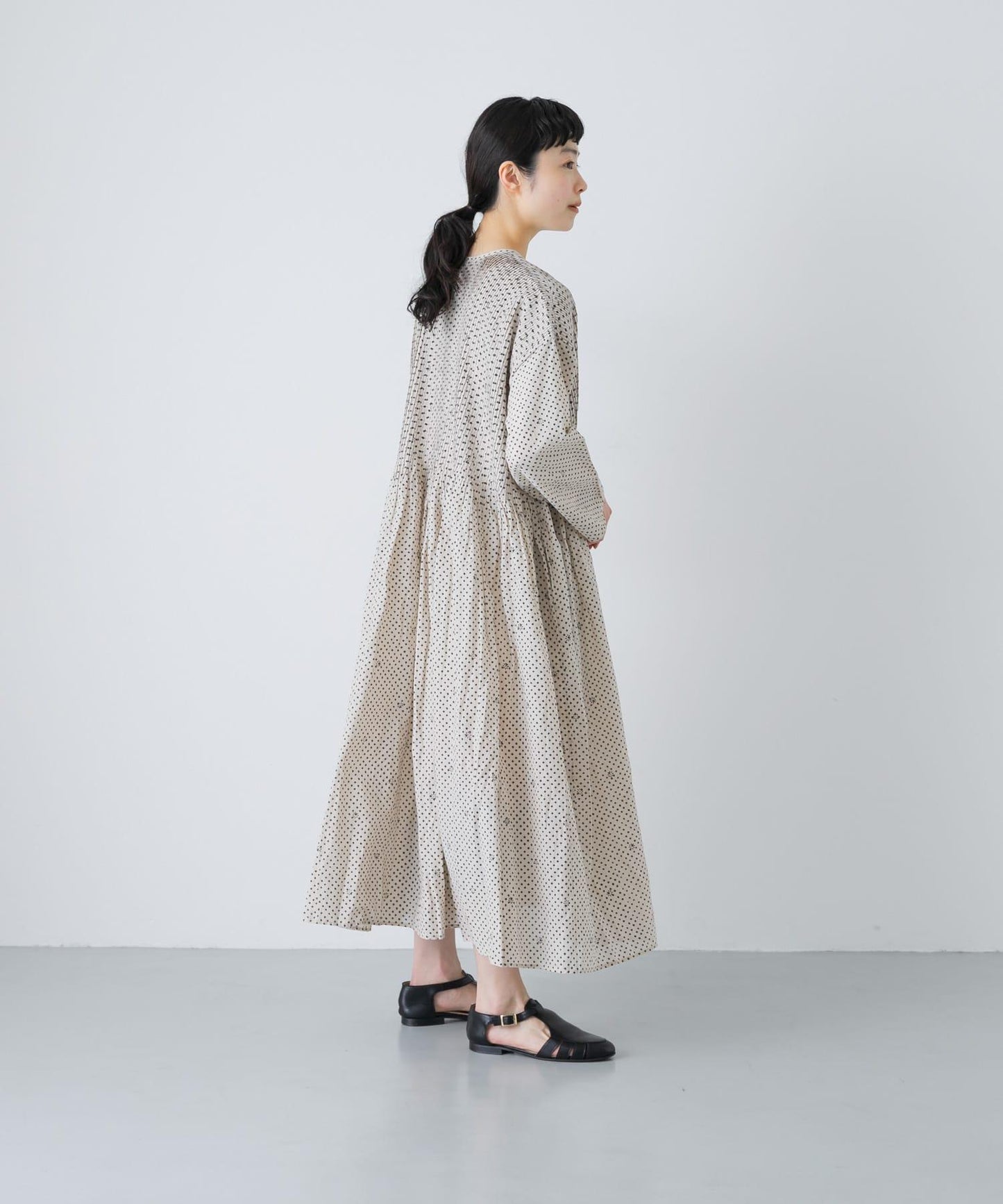 maison de soil BLOCK PRINT 圖案 襯衫連衣裙