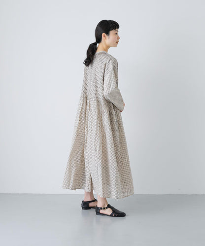 maison de soil BLOCK PRINT 圖案 襯衫連衣裙