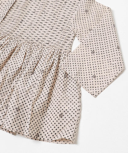 BLOCK PRINT 圓領襯衫