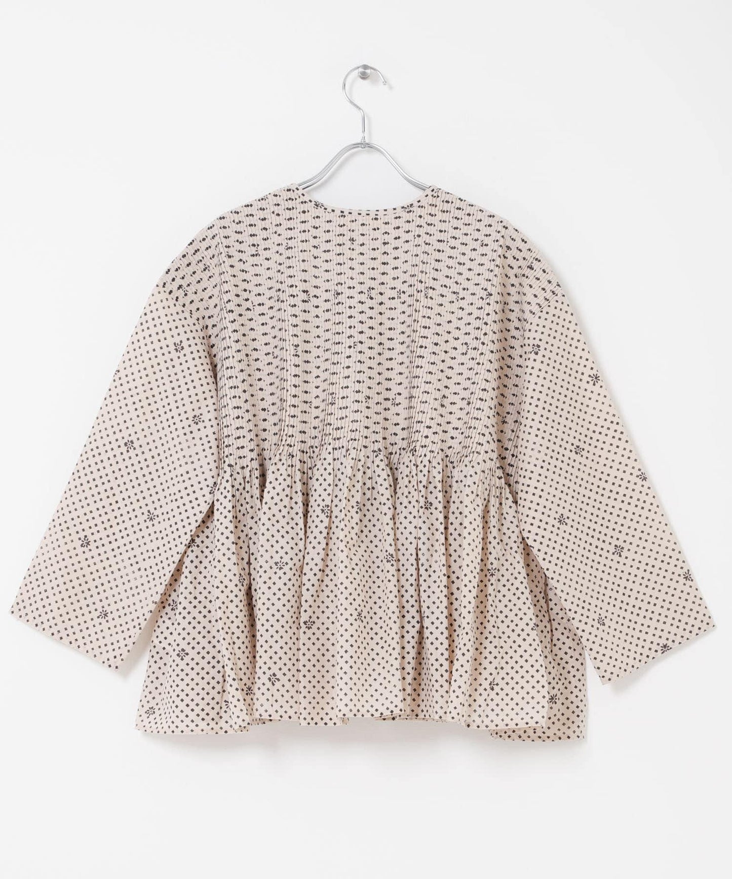 BLOCK PRINT 圓領襯衫