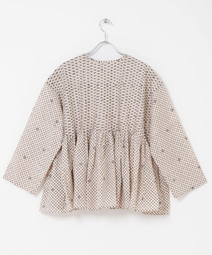 BLOCK PRINT 圓領襯衫