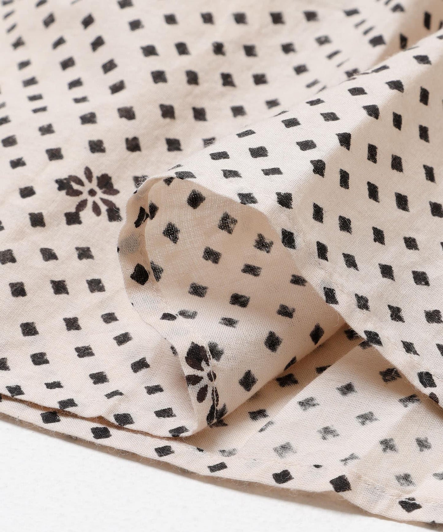 BLOCK PRINT 圓領襯衫