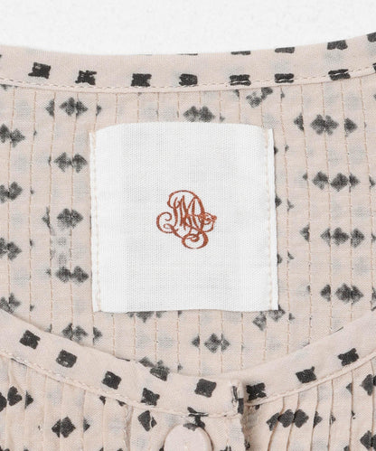 BLOCK PRINT 圓領襯衫