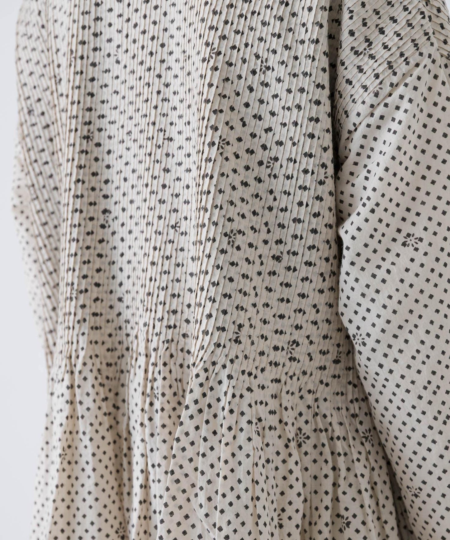 maison de soil BLOCK PRINT 圖案 襯衫連衣裙