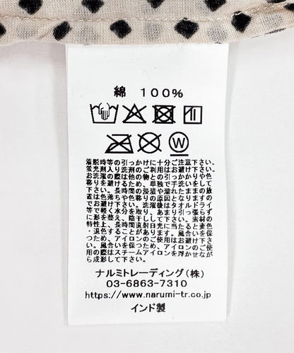 maison de soil BLOCK PRINT 圖案 襯衫連衣裙