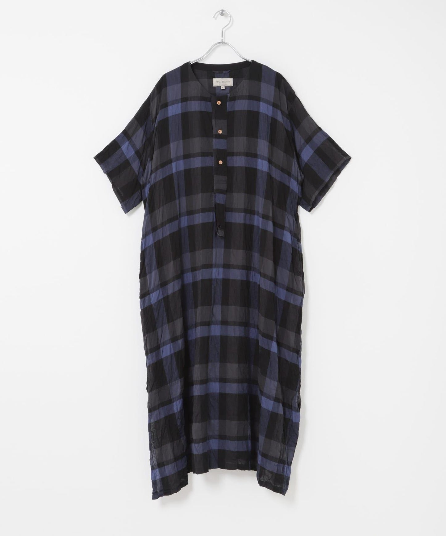 Vlas Blomme RAYON COTTON 抽褶連衣裙