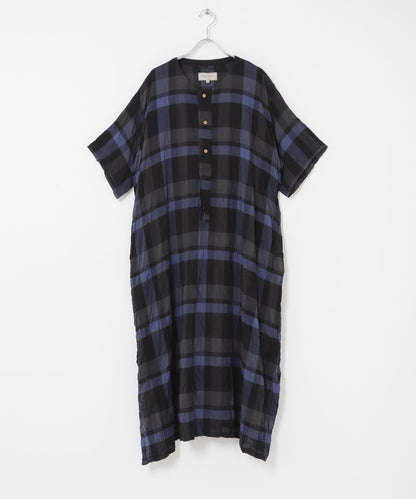 Vlas Blomme RAYON COTTON 抽褶連衣裙