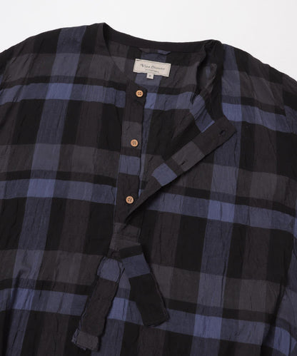 Vlas Blomme RAYON COTTON 抽褶連衣裙