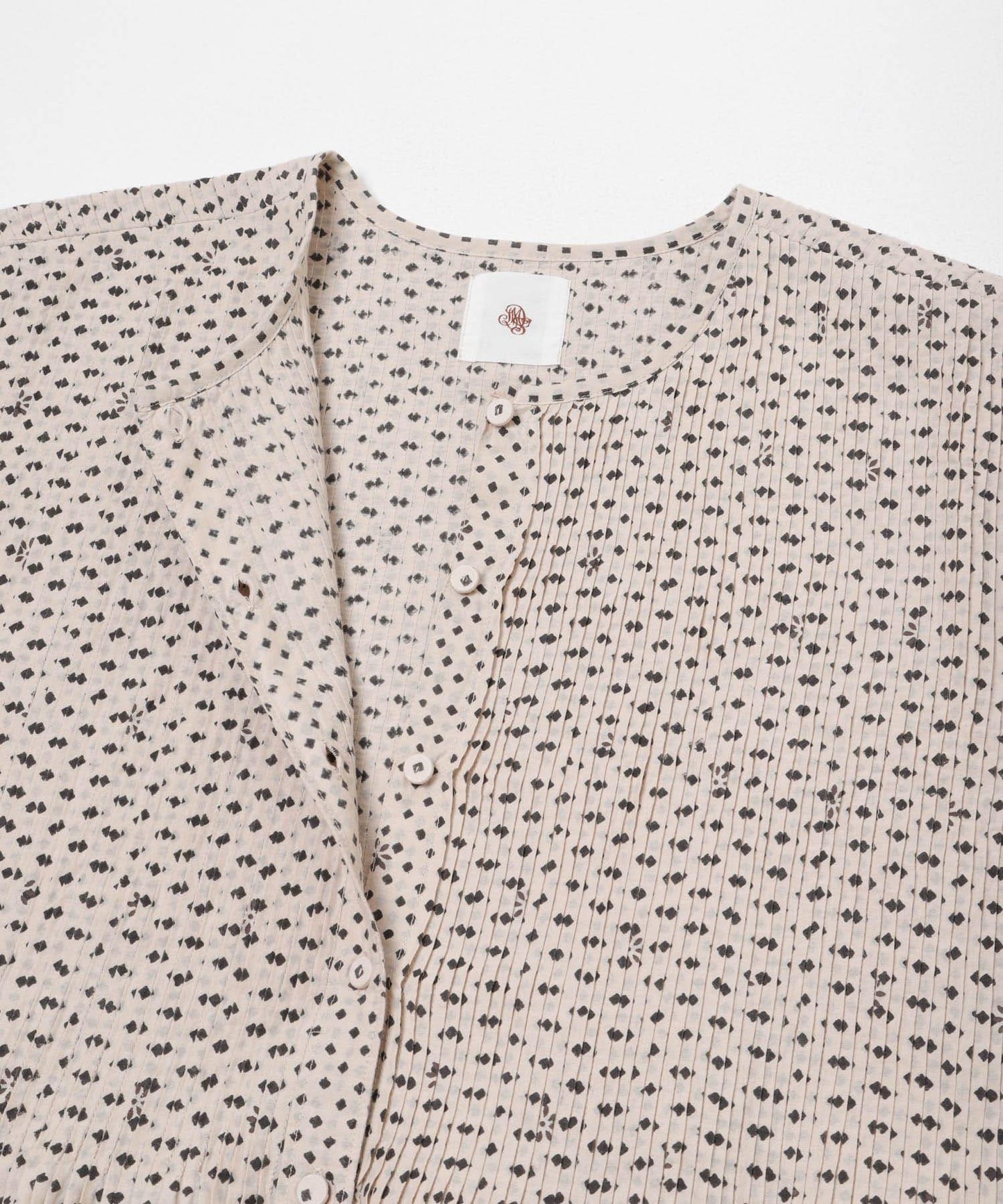 maison de soil BLOCK PRINT 圖案 襯衫連衣裙