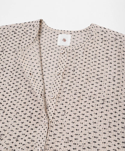 maison de soil BLOCK PRINT 圖案 襯衫連衣裙