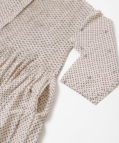 maison de soil BLOCK PRINT 圖案 襯衫連衣裙