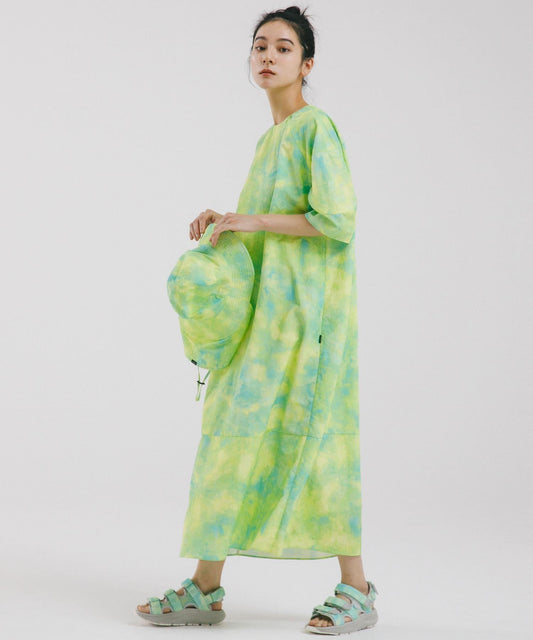 UR TECH 尼龍塔夫綢連衣裙