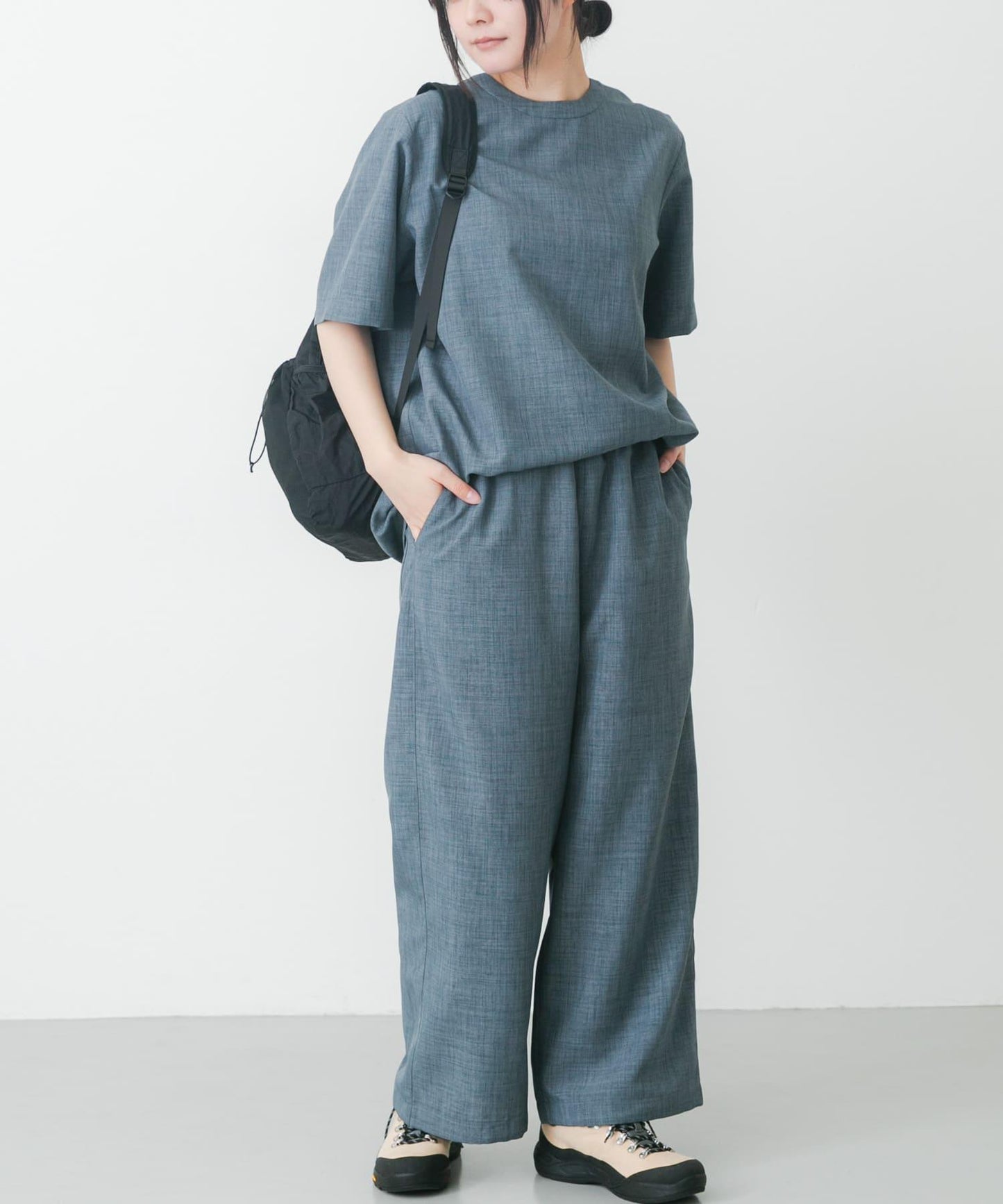 UR TECH 高捻紗休閒長褲