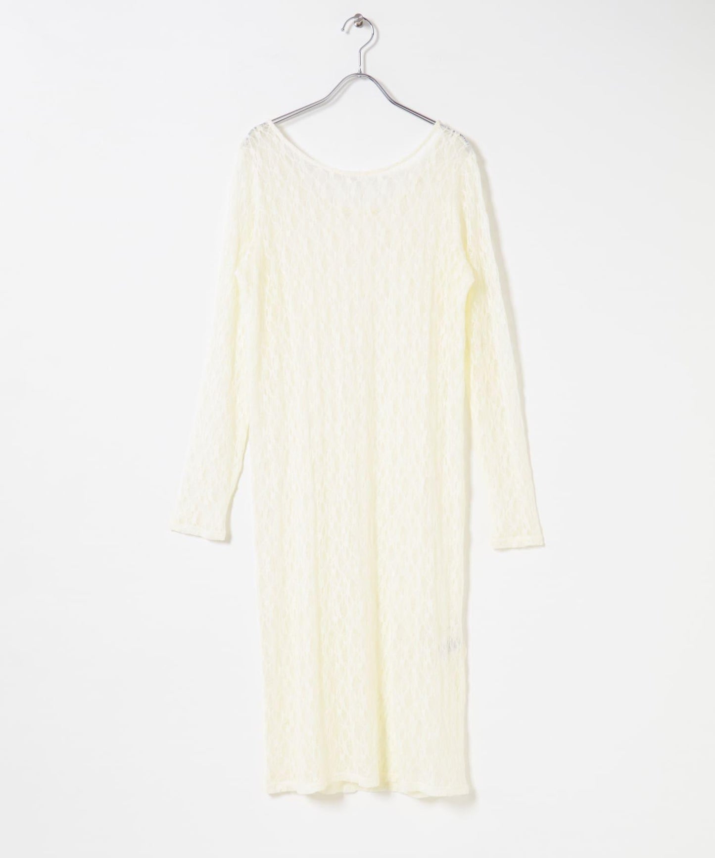 蕾絲長款連衣裙