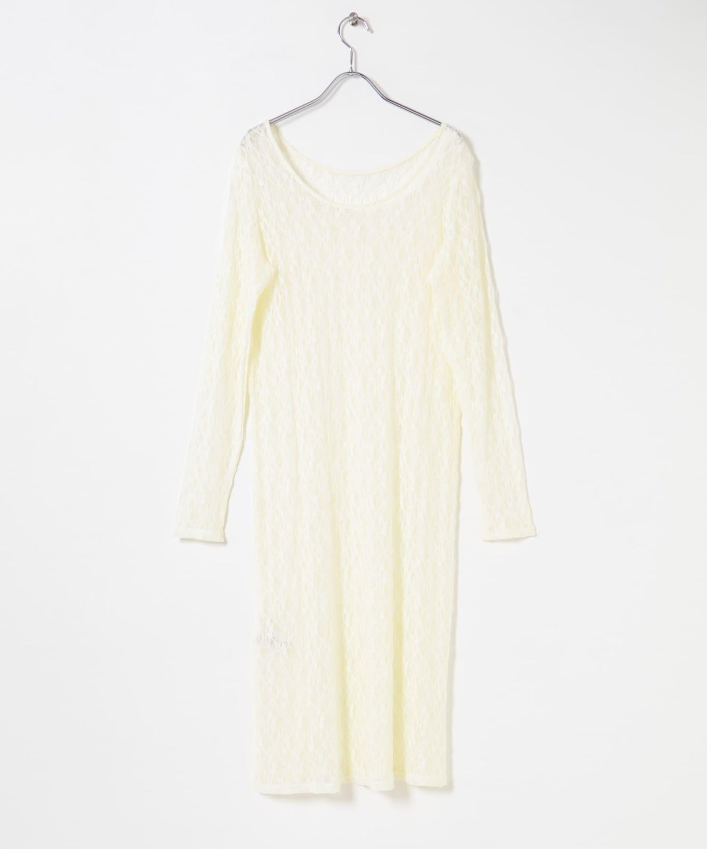 蕾絲長款連衣裙