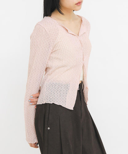 前開鏤空設計 上衣