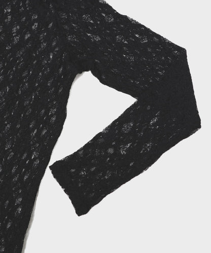 蕾絲長款連衣裙