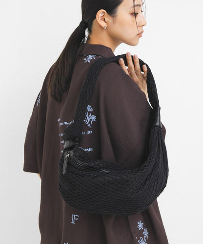 網面材質 單肩包