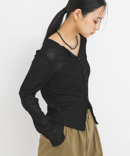 前開鏤空設計 上衣