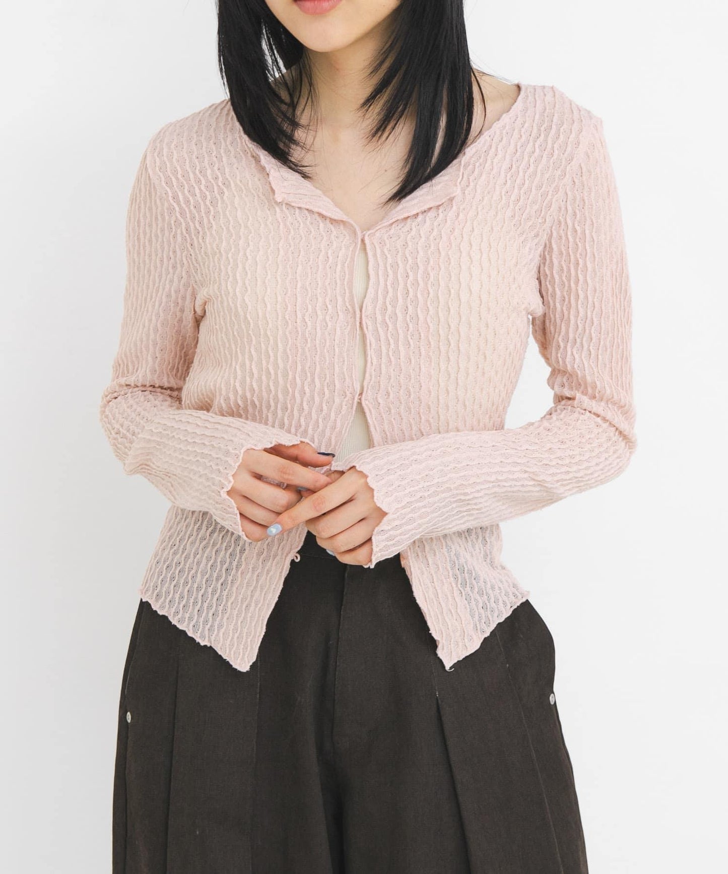 前開鏤空設計 上衣