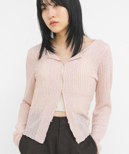 前開鏤空設計 上衣