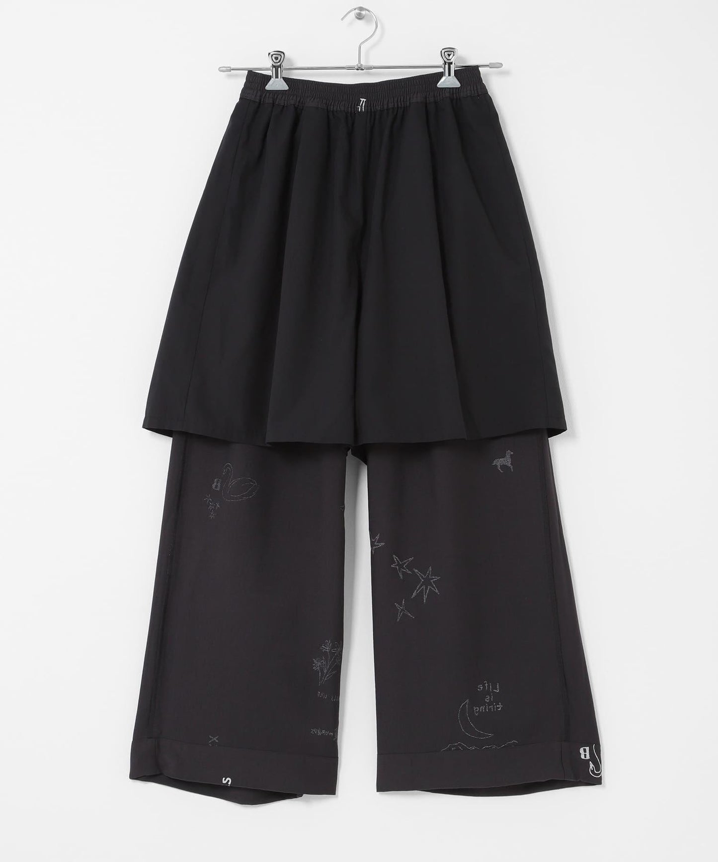 TATTOO 闊腿鬆緊休閒褲