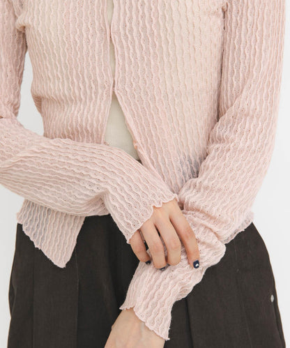 前開鏤空設計 上衣