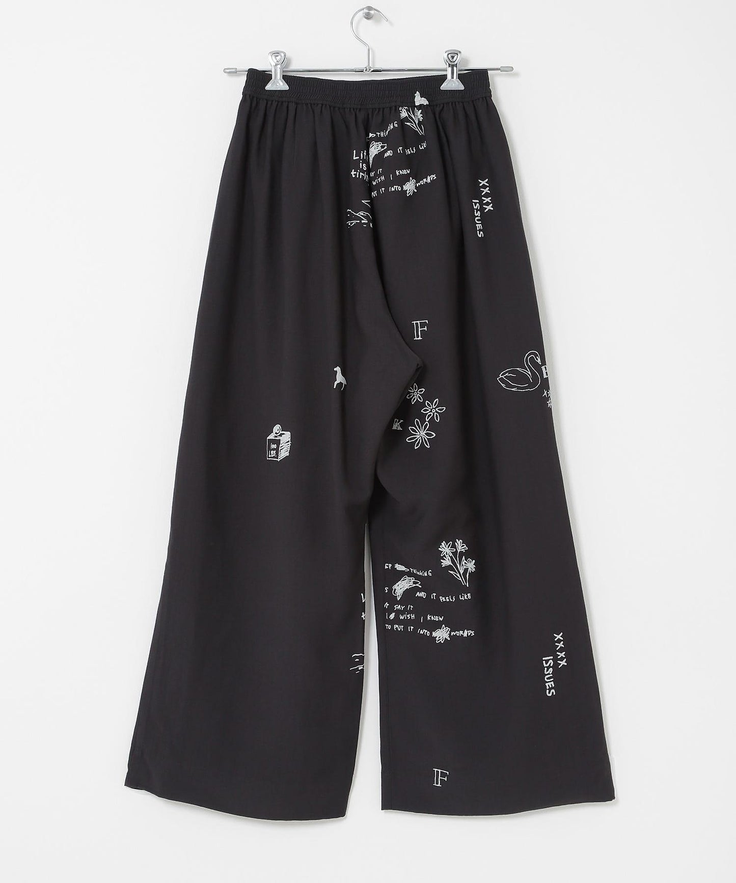 TATTOO 闊腿鬆緊休閒褲