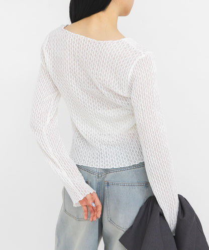 前開鏤空設計 上衣